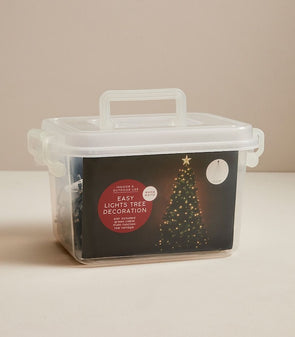 Easy Lights With Star, Christmas Tree Decoration/16.2m Lit Length