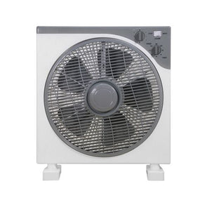 Click 30cm White Box Fan-CBF30Z / Grill Roatation/ 3 Speed Settings with Timer