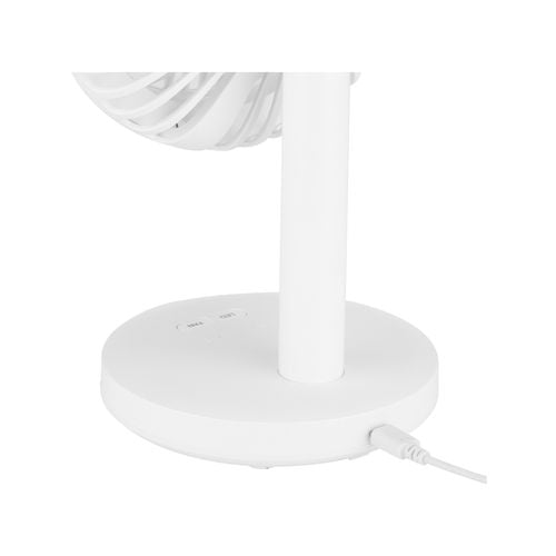 Arlec 13cm LED Light USB Desk Fan ADF2875WH - White