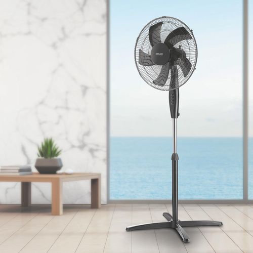 Arlec 40cm Black 5 Blade Pedestal Fan / APF4057B - TheITmart
