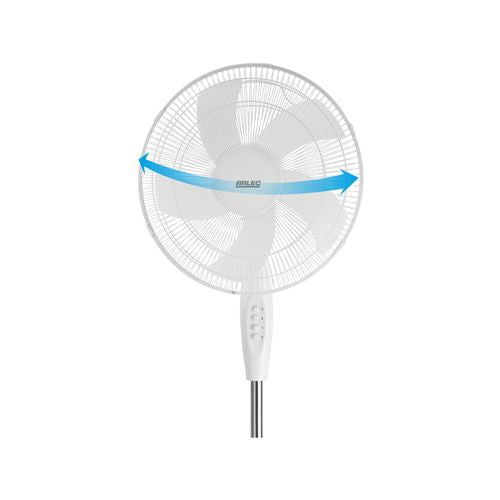 Arlec 40cm White 5 Blade Pedestal Fan /APF4057W