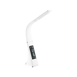 Verve Design White Angus LED Desk Lamp With USB Charging Port / Flexible Gooseneck