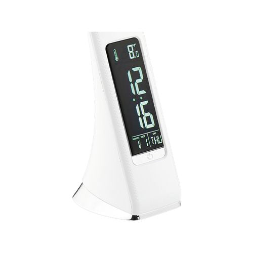 Verve Design White Angus LED Desk Lamp With USB Charging Port / Flexible Gooseneck