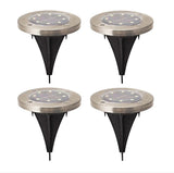 Anko 4 Piece LED Solar Ground Lights With Built-in Light Sensor