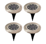 Anko 4 Piece LED Solar Ground Lights With Built-in Light Sensor