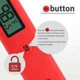 Inkbird Digital Food Thermometer - Red/ Fast Respond and High Accuracy - TheITmart