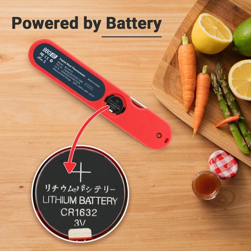 Inkbird Digital Food Thermometer - Red/ Fast Respond and High Accuracy - TheITmart
