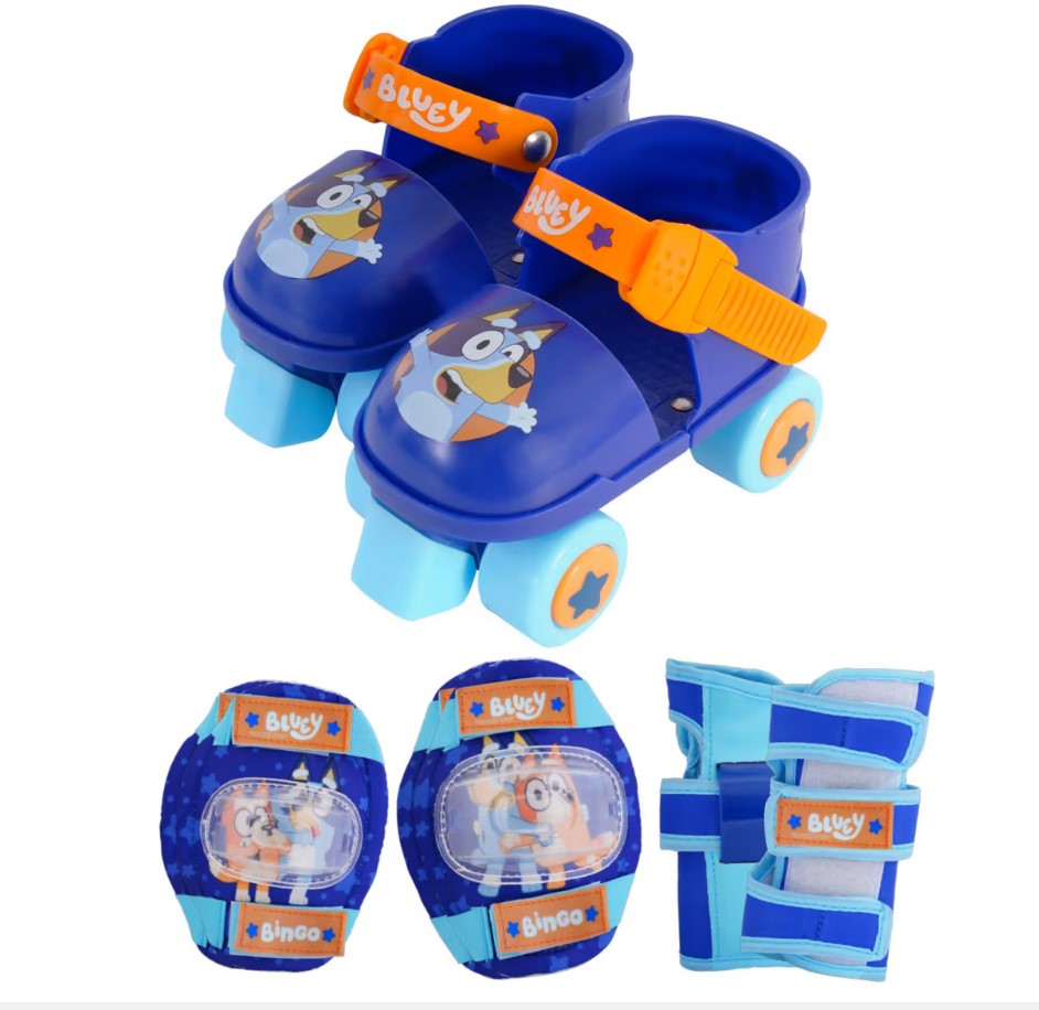 Bluey Junior Roller Skate Combo/Suitable for Ages 3-6 Years