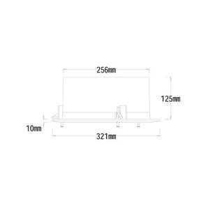 Click 250mm Self Closing Exhaust Fan / CA01021