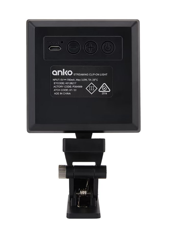 Streaming Clip-On Light/Perfect for live streaming/Dimming Function - TheITmart