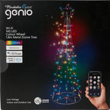 Mirabella Christmas 1.8m 140 LED Genio Colour Wheel Metal Tree Dome