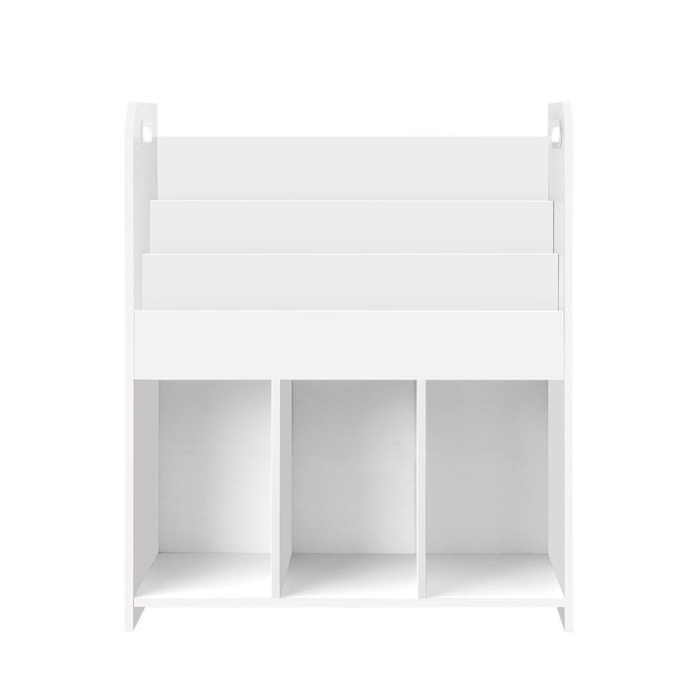 Keezi Kids Bookcase Childrens Bookshelf Display Cabinet Toys Storage Organizer - TheITmart