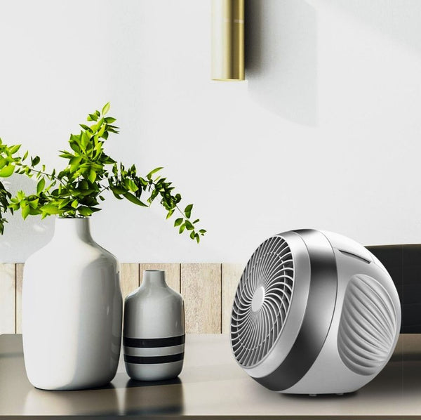 Arlec 10cm DC Desk Fan with Light, Ice Pack and Aromatherapy