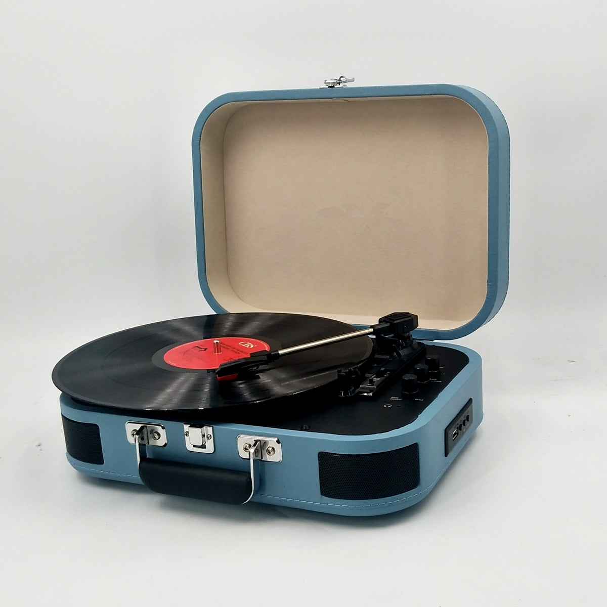 Turntable Record Music Player/3 speeds/RCA output jack/USB direct encoding - TheITmart