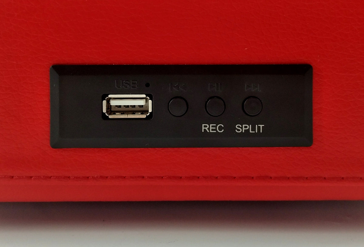 Turntable Record Music Player/3 speeds/RCA output jack/USB direct encoding - TheITmart