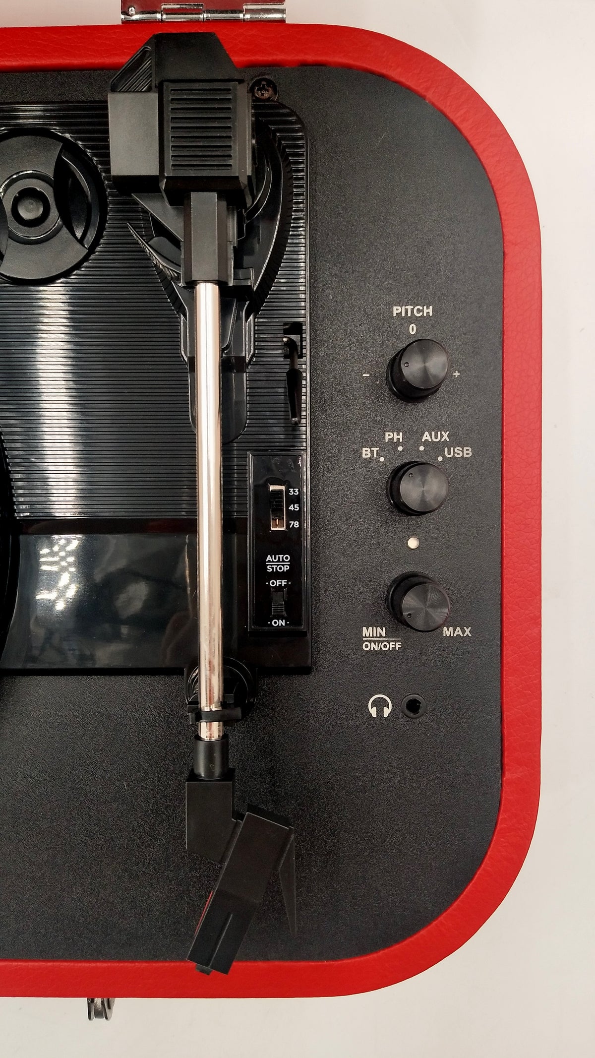 Turntable Record Music Player/3 speeds/RCA output jack/USB direct encoding - TheITmart