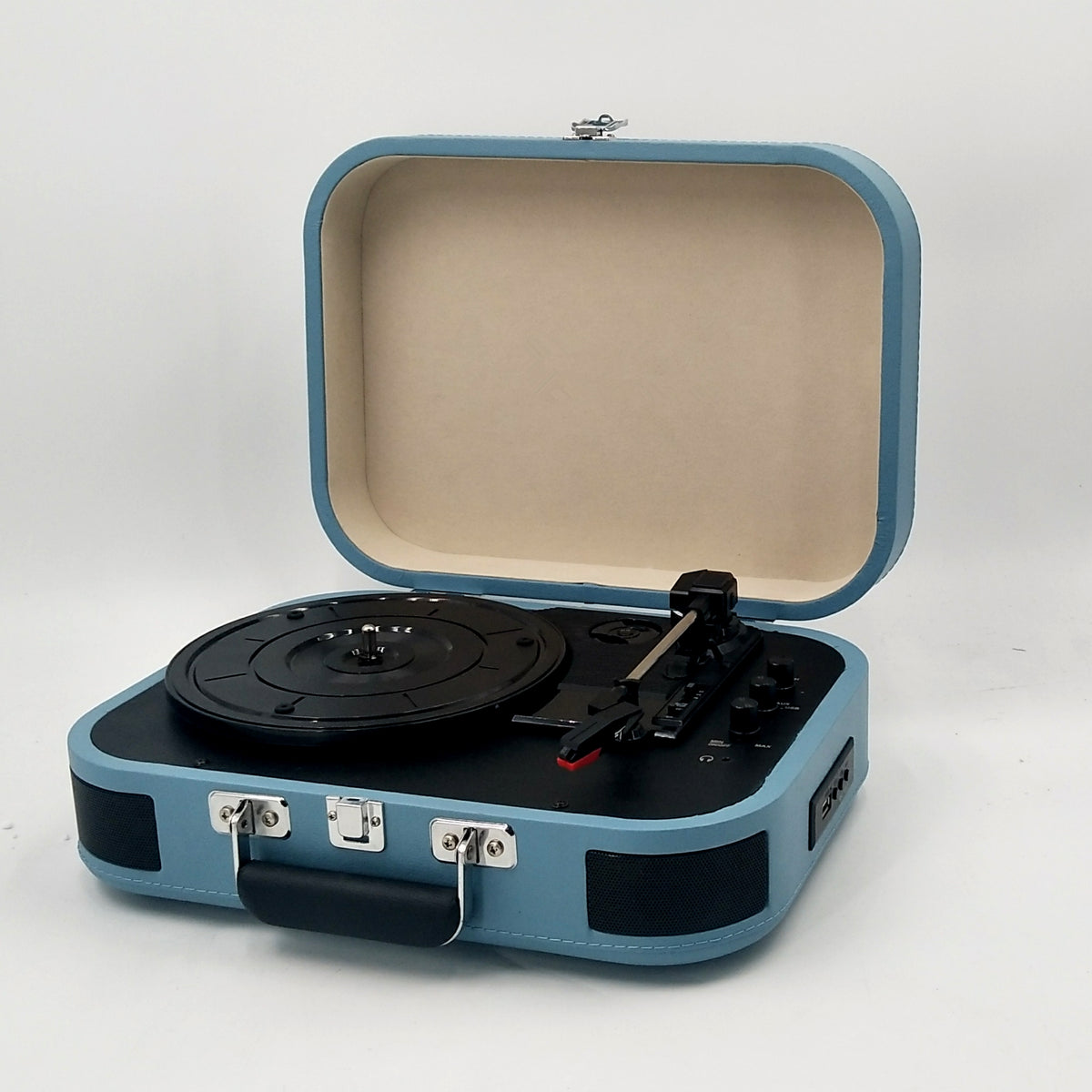 Turntable Record Music Player/3 speeds/RCA output jack/USB direct encoding - TheITmart