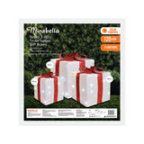 Mirabella Festive 60 x 60cm Statue Tinsel Gift Box Set 3 Piece
