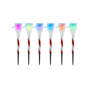 Mirabella Festive LED Dual Use Solar Garden Light - 6 Pack