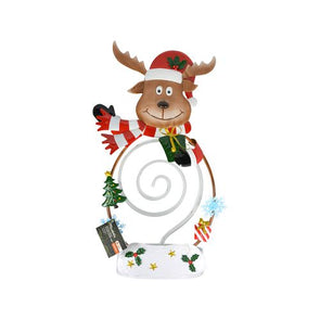 Mirabella Festive LED Metal Reindeer Garden Light