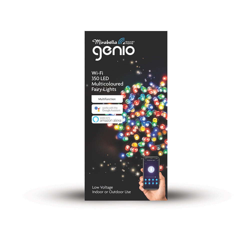 Mirabella Christmas Genio Wi-Fi 350 LED Fairy Lights - Multi Colour - TheITmart