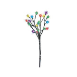 Mirabella 4 Led Colour Select Snowflake Branch Stake Lights - TheITmart