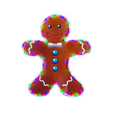 Click 80cm Gingerbread Man Silhouette LED Rope Light - TheITmart