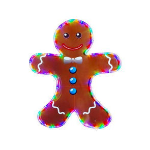 Click 80cm Gingerbread Man Silhouette LED Rope Light