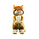 Click Solar 60cm LED Meerkat Onesie/Solid Resin Construction