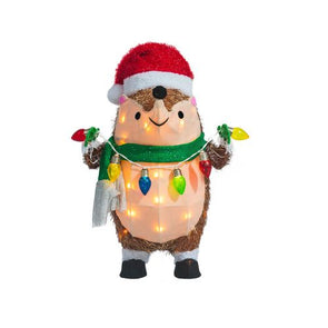 Click 65cm Low Voltage Hedgehog With Baubles String Light