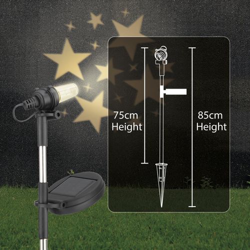 Arlec LED Multi Star Projector Solar Stake Light