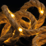 Arlec 4.5m Natural Rope Solar Lights / LVE146 - TheITmart