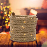 Arlec 4.5m Natural Rope Solar Lights / LVE146 - TheITmart
