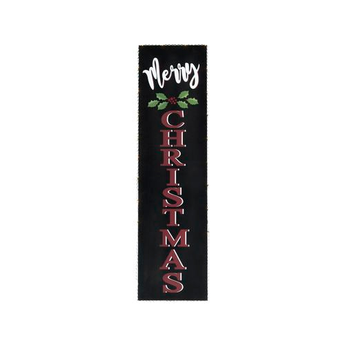 Arlec 93cm Battery Operated LEDs Timber Christmas Sign