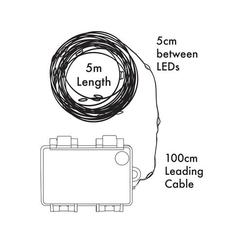 Arlec 100 LED Multi-Colour Music String Lights - TheITmart