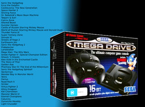 Sega Classic Game Mega Drive mini 16-Bit with 2 Controllers & 40 Built-in Games - TheITmart