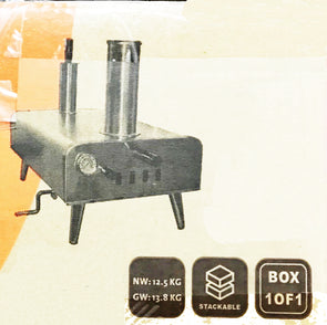 Jumbuck Portable Wood Pellet Pizza Oven Stainless Steel Chimney