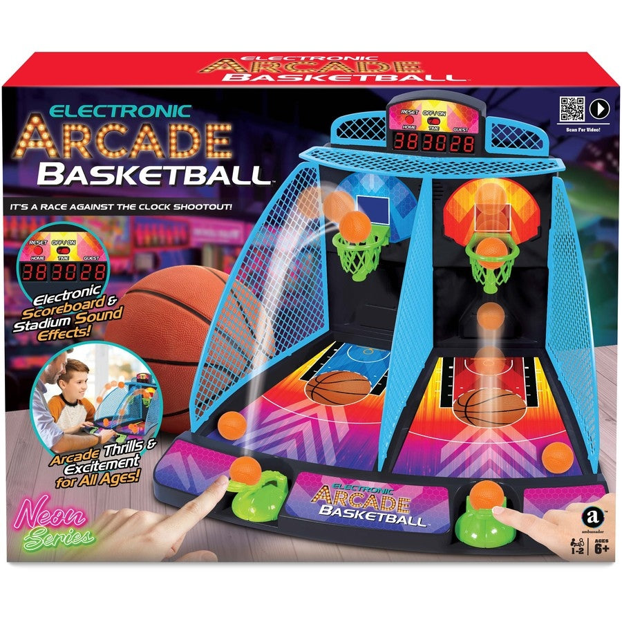 Electronic Arcade Basketball Game /Sound Effects /LED scoreboard /Auto Counter - TheITmart