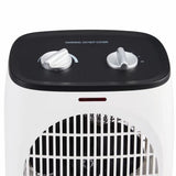 2000W Fan Heater/ 2 Heat Settings - Safety tip-over switch White