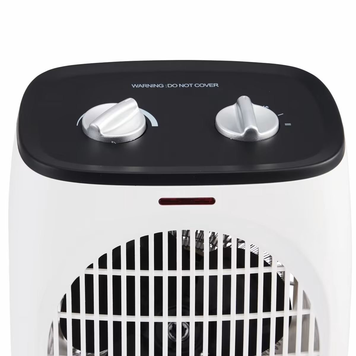 2000W Fan Heater/ 2 Heat Settings - Safety tip-over switch White