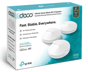 TP-Link AC1300 Deco M5 V2 (3-Pack) Whole Home Mesh WiFi System/Parental Controls