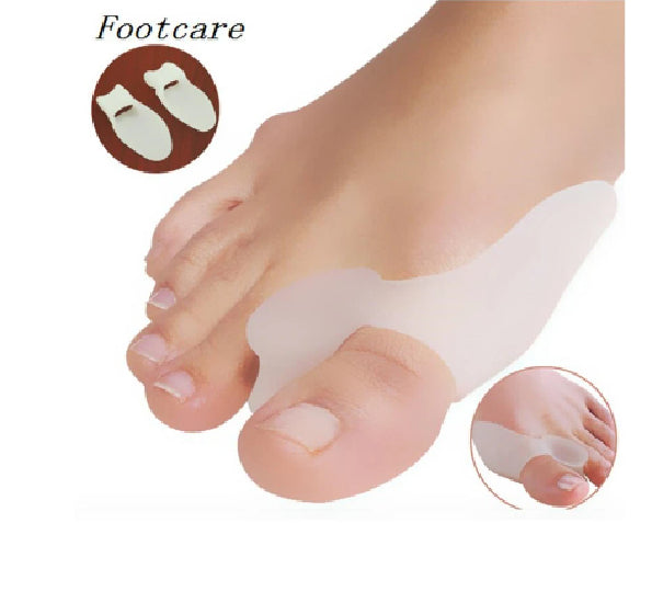 2x Silicone Gel Bunion Big Toe Separator Spreader Eases Foot Pain Foot Hallux - TheITmart