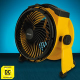 Arlec 30cm Barakee Rechargeable Fan Ideal for Camping, Caravanning and travel