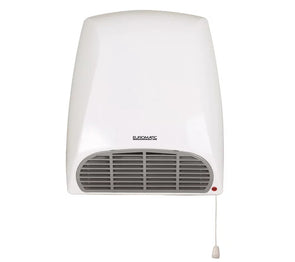 Euromatic Wall-Mounted Bathroom Fan Heater 2 Settings - TheITmart