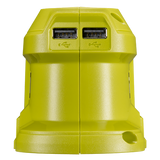 Ryobi 18V ONE+ 150W Battery Topper Inverter - Skin Only / LED light for camping trips