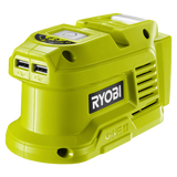 Ryobi 18V ONE+ 150W Battery Topper Inverter - Skin Only / LED light for camping trips