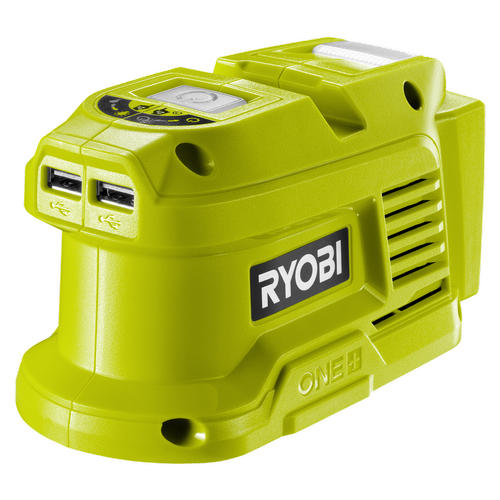 Ryobi 18V ONE+ 150W Battery Topper Inverter - Skin Only / LED light for camping trips