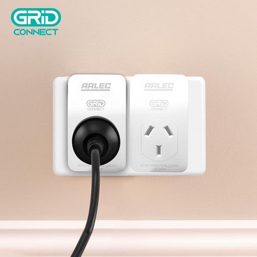 Arlec Grid Connect Smart Plug In Socket PC191HA-4 With Energy Meter - 4 Pack