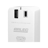 Arlec Grid Connect Smart Plug In Socket With USB - PC192HA