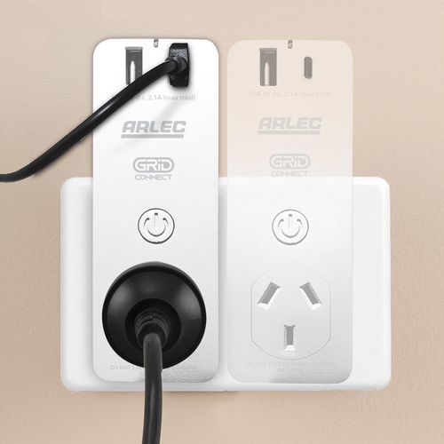 Arlec Grid Connect Smart Plug In Socket With USB - PC192HA